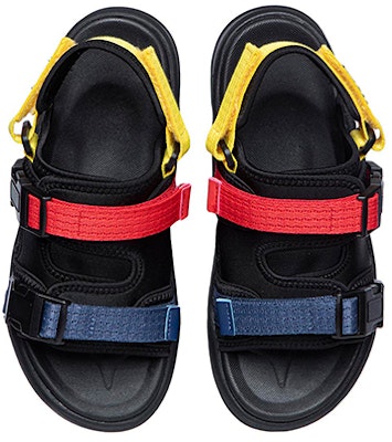 (PS) 李寧スポーツサンダル 「コーラ黒赤」 (Rīningu Supōtsu Sandaru "Kōra Kuro Aka") YKUR010-5 Shop (PS) 李寧スポーツサンダル 「コーラ黒赤」 (Rīningu Supōtsu Sandaru "Kōra Kuro Aka") YKUR010-5