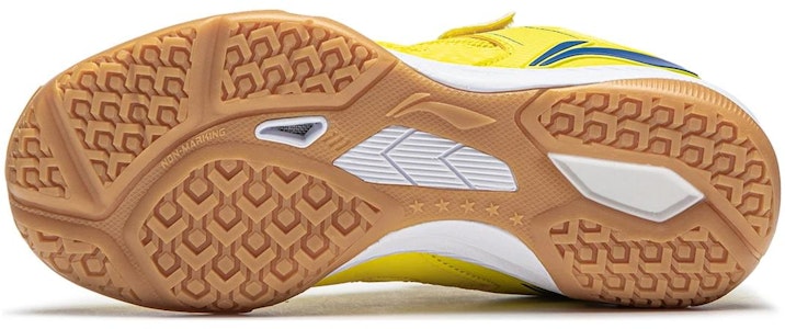 (JR) 리닝 오리지널 탁구화 '옐로우 화이트 검' (Li-Ning Original Table Tennis Shoes 'Yellow White Gum') APTP008-3 Sizing (JR) 리닝 오리지널 탁구화 '옐로우 화이트 검' (Li-Ning Original Table Tennis Shoes 'Yellow White Gum') APTP008-3