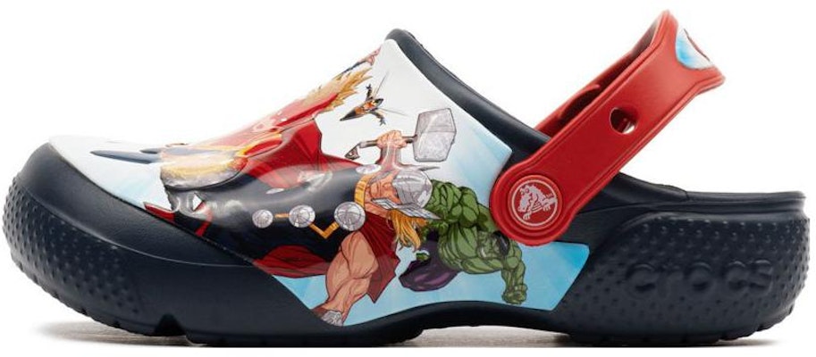 (Preschool) Marvel x Crocs Classic Clog 'Avengers Patch' 207069-410 Buy (Preschool) Marvel x Crocs Classic Clog 'Avengers Patch' 207069-410
