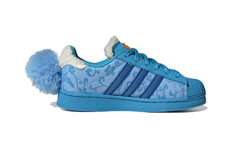 Order 中童 melting sadness x adidas originals Superstar 潮流休閒 低筒 兒童板鞋 藍色