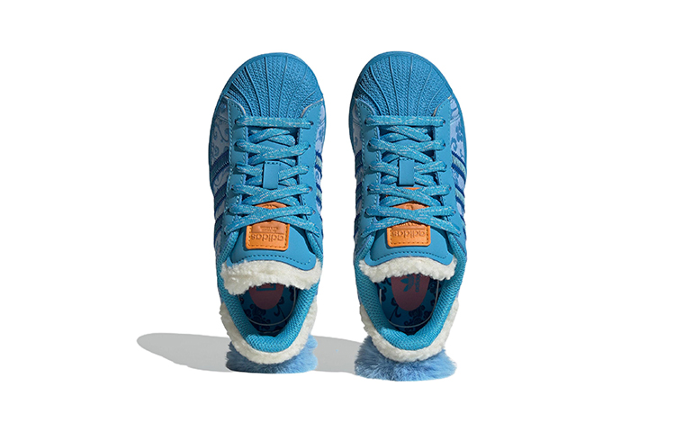 Purchase 中童 melting sadness x adidas originals Superstar 潮流休閒 低筒 兒童板鞋 藍色