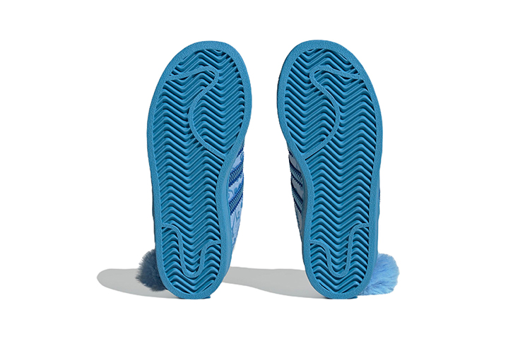 Details for 中童 melting sadness x adidas originals Superstar 潮流休閒 低筒 兒童板鞋 藍色