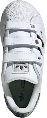 (Preschool) Minecraft x adidas Superstar 2 C 'Creeper' JQ8748 Details for (Preschool) Minecraft x adidas Superstar 2 C 'Creeper' JQ8748