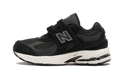 (Preschool) New Balance 2002R Hook & Loop 'Black White' PV2002BK
