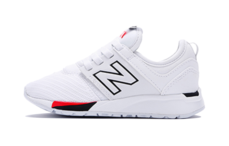 Buy 童鞋 New Balance 247系列 防滑耐磨 低筒運動跑步鞋 白色