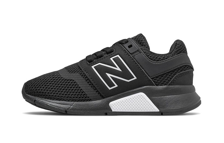 (Preschool) New Balance 247v2 Bungee Lace 'Black White' PH247BC