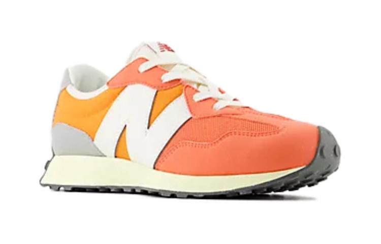 Lookbook 中童 New Balance NB 327 舒適百搭 減震耐磨 兒童休閒鞋 紅橙 標準