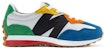 (PS) New Balance 327 'Putih Biru Hijau' PH327PBA