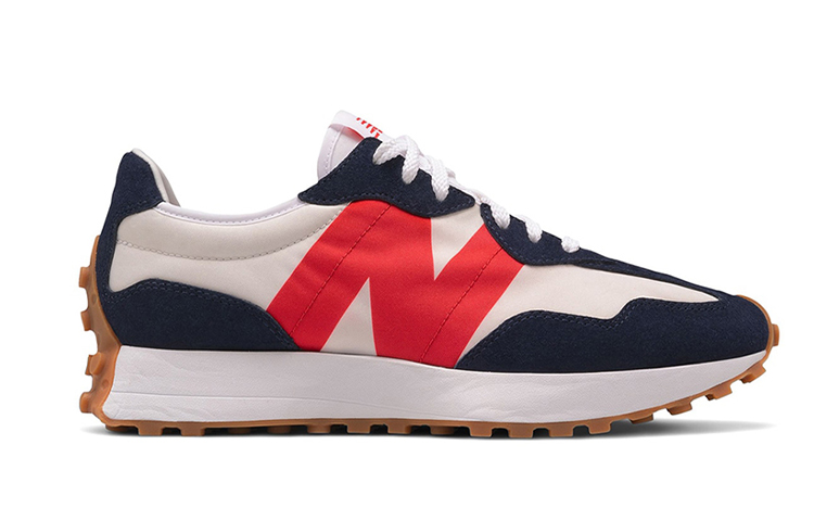Order (PS) New Balance 327 K 鞋 蓝色/红色/'灰色' GS327RP