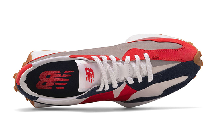 Lookbook (PS) New Balance 327 K 鞋 蓝色/红色/'灰色' GS327RP