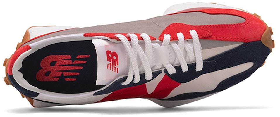 (PS) Kasut New Balance 327 K Biru/Merah/'Kelabu' GS327RP Lookbook (PS) Kasut New Balance 327 K Biru/Merah/'Kelabu' GS327RP