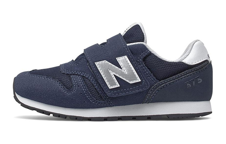 Buy 兒童 New Balance 373系列 v2 魔術貼 減震防滑耐磨 低幫運動跑步鞋 深藍色