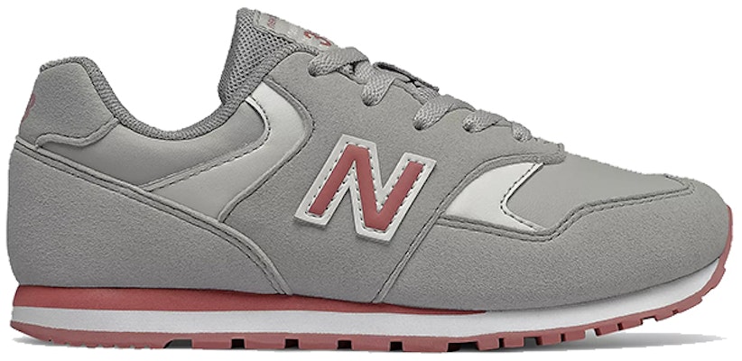 中童 New Balance 393系列 輕便低筒跑鞋 灰粉色 Order 中童 New Balance 393系列 輕便低筒跑鞋 灰粉色