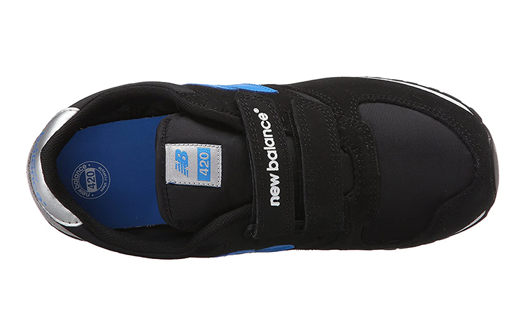 Lookbook 兒童 New Balance 420系列 減震防滑 低筒運動鞋 黑藍色