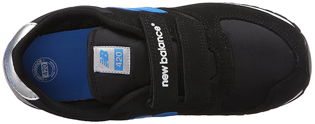 兒童 New Balance 420系列 減震防滑 低筒運動鞋 黑藍色 Lookbook 兒童 New Balance 420系列 減震防滑 低筒運動鞋 黑藍色