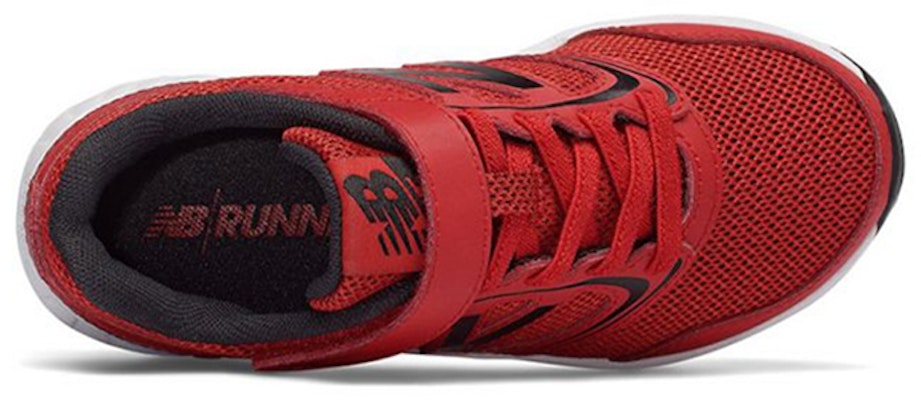 (Preschool) New Balance 455 'Black Red Velcro' KA455TBY Lookbook (Preschool) New Balance 455 'Black Red Velcro' KA455TBY