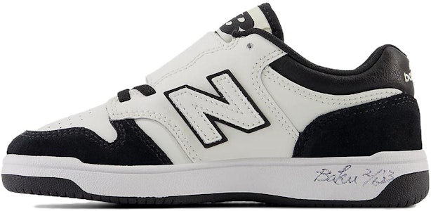中童 New Balance NB 480 Bungee Lace 防滑減震 低筒 兒童板鞋 白黑 Buy 中童 New Balance NB 480 Bungee Lace 防滑減震 低筒 兒童板鞋 白黑