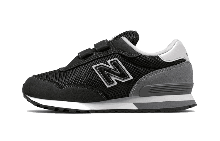 (Preschool) New Balance 515 Black 'Magic Tape Breathable Non-Slip Shock-Absorbing Low-Top Running Shoe' YV515RB3