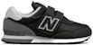 (PS) New Balance 515 Hitam 'Magic Tape Kasut Larian Rendah Penyerap Kejut' YV515RB3