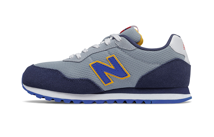 (Preschool) New Balance 527 Grey Blue Kid 'Grayblue Yellow' GC527SMB