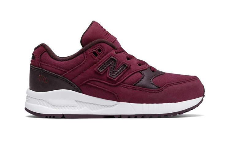 Order 中童 New Balance NB 530 帆布蠟 減震耐磨 低筒 兒童跑步鞋 酒紅色