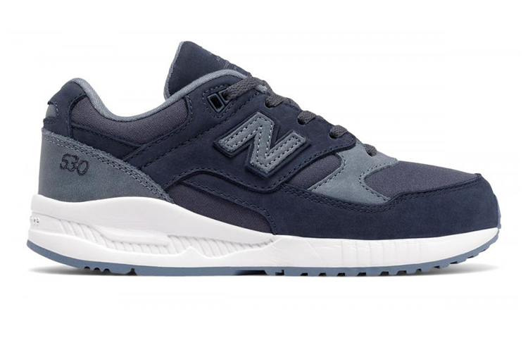 Order 大童 New Balance NB 530 粗布蠟質 耐磨防滑 低筒 兒童跑步鞋 深藍色