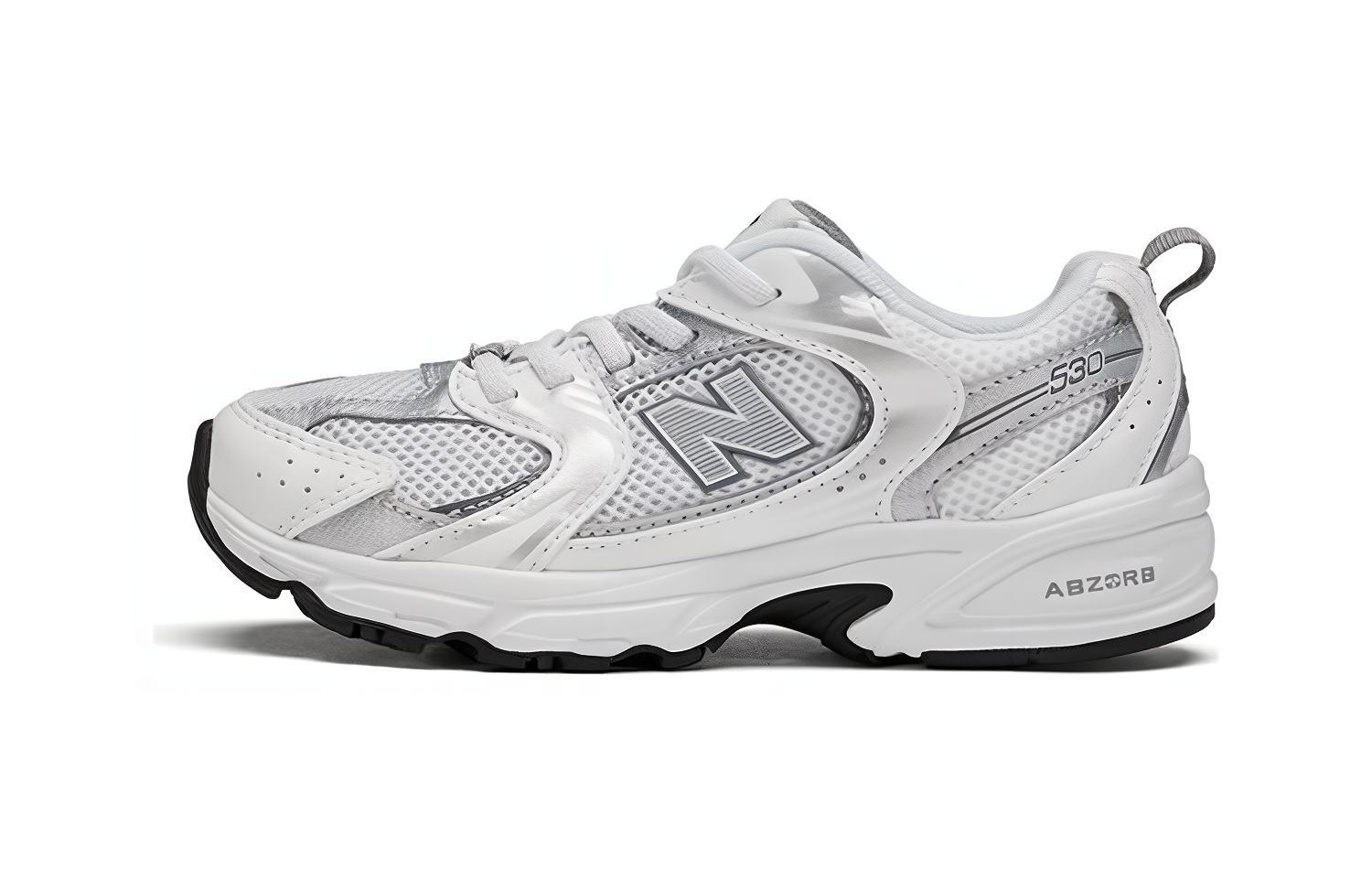 (Preschool) New Balance 530 Little Kid 'White Silver' PZ530AD