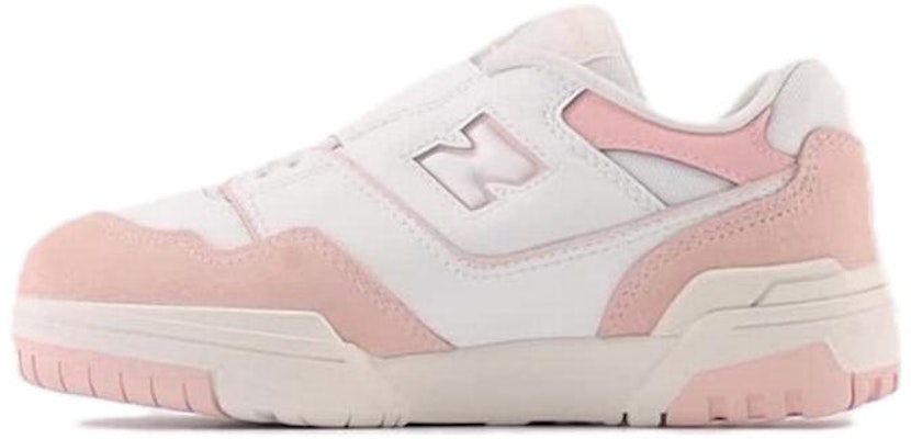 (Preschool) New Balance 550 Bungee Lace Top Strap Little Kid 'White Pink Haze' PHB550CD Buy (Preschool) New Balance 550 Bungee Lace Top Strap Little Kid 'White Pink Haze' PHB550CD