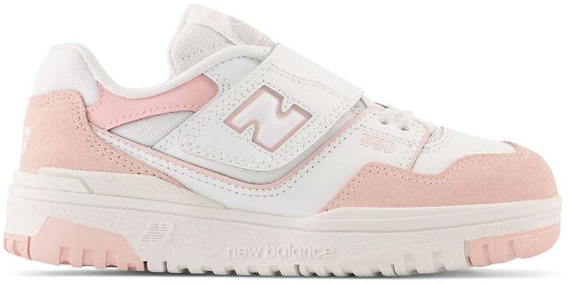(Preschool) New Balance 550 Bungee Lace Top Strap Little Kid 'White Pink Haze' PHB550CD Order (Preschool) New Balance 550 Bungee Lace Top Strap Little Kid 'White Pink Haze' PHB550CD