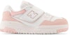 (Preschool) New Balance 550 Bungee Lace Top Strap Little Kid 'White Pink Haze' PHB550CD