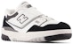 (Preschool) New Balance 550 Bungee Lace Top Strap Little Kid 'White Black Rain Cloud' PHB550CA