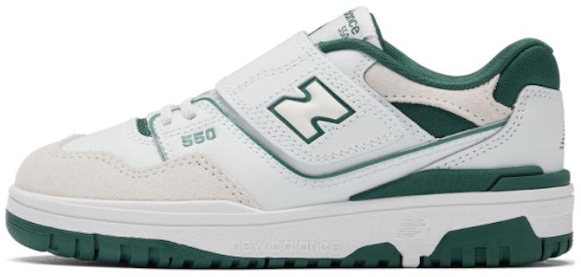 (Preschool) New Balance 550 Bungee Lace with Top Strap 'White Vintage Teal' PHB550TA Buy (Preschool) New Balance 550 Bungee Lace with Top Strap 'White Vintage Teal' PHB550TA