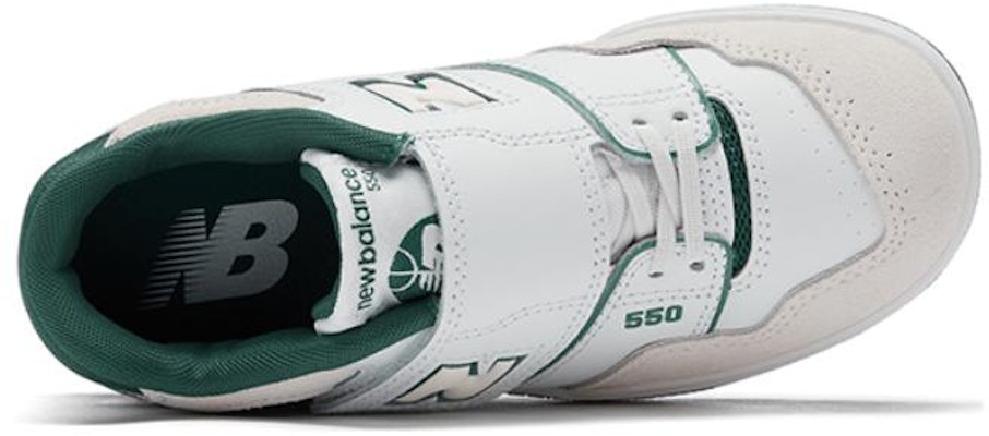 (Preschool) New Balance 550 Bungee Lace with Top Strap 'White Vintage Teal' PHB550TA Lookbook (Preschool) New Balance 550 Bungee Lace with Top Strap 'White Vintage Teal' PHB550TA