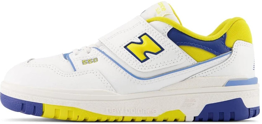 (Preschool) New Balance 550 'White Blue Yellow' PHB550CG Buy (Preschool) New Balance 550 'White Blue Yellow' PHB550CG