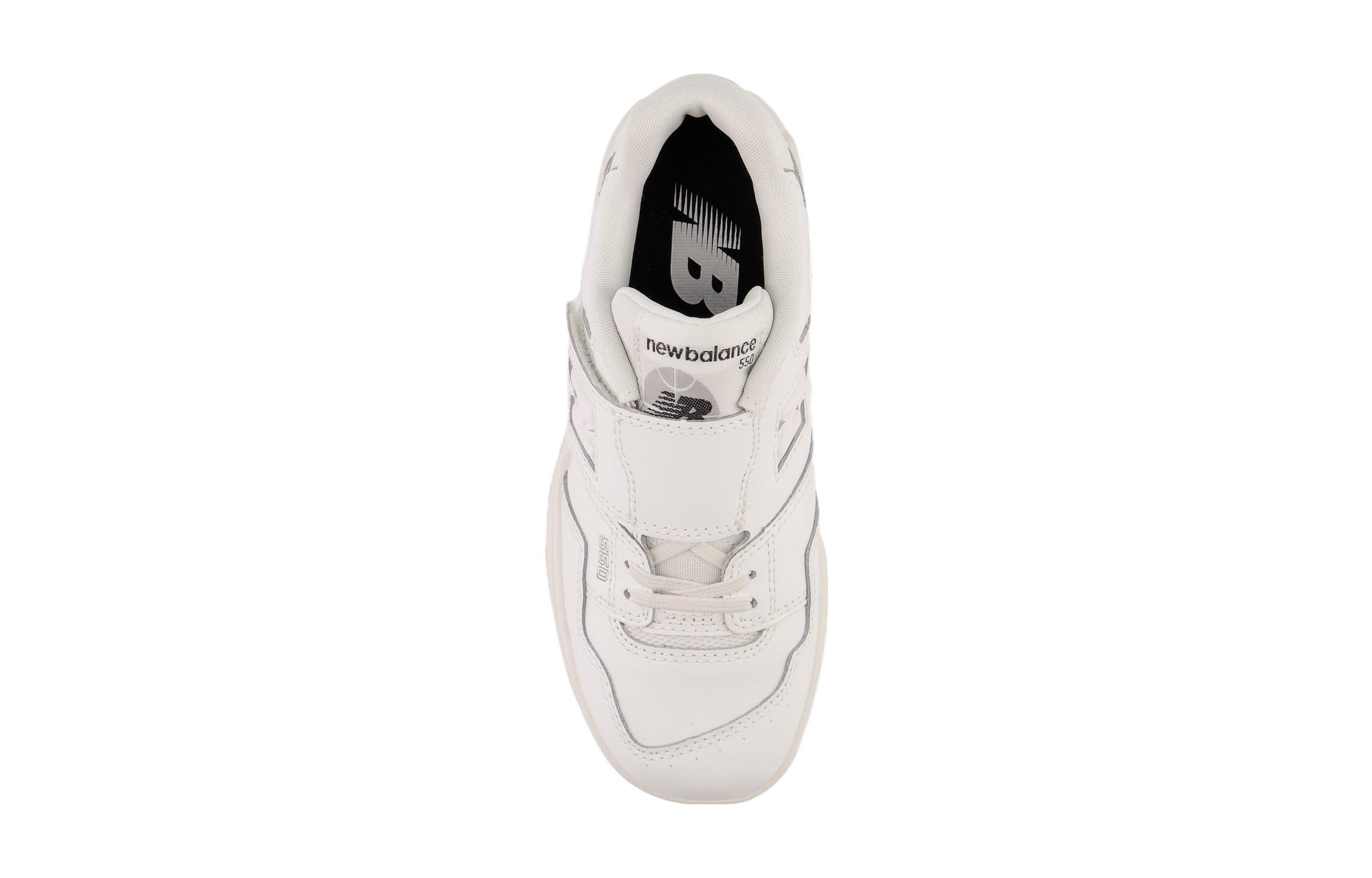 Shop (PS) New Balance 550 Lacets Élastiques à Bande ''Blanc Gris'' PHB550PB
