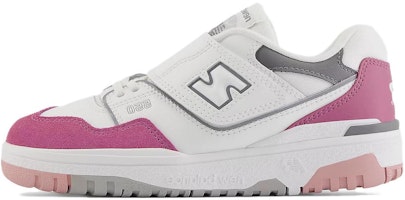 (Preschool) New Balance 550 Bungee Lace with Top Strap 'White Pink Moon' PHB550CK