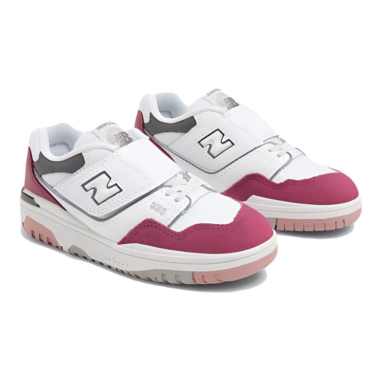 Shop (PS) New Balance 550 Tali Bungee dengan Tali Atas 'Putih Bulan Merah Jambu' PHB550CK