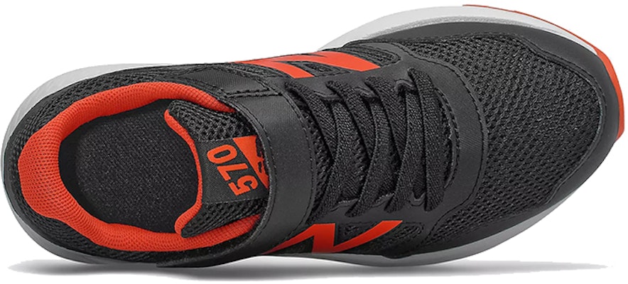 (PS) New Balance 570 Retro 'Hitam Oranye' YT570CRZ Lookbook (PS) New Balance 570 Retro 'Hitam Oranye' YT570CRZ