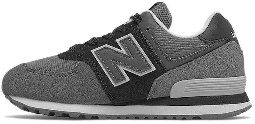 中童 New Balance 574系列 復古跑步鞋 黑灰色 Buy 中童 New Balance 574系列 復古跑步鞋 黑灰色