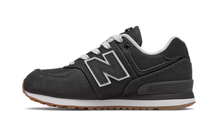 Buy 中童 New Balance 574系列 復古跑步鞋 黑色