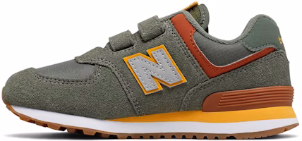 (Youth) New Balance New BalanceHook and Loop 574 Green/ 'Yellow' YV574PAD (Youth) New Balance New BalanceHook and Loop 574 Green/ 'Yellow' YV574PAD