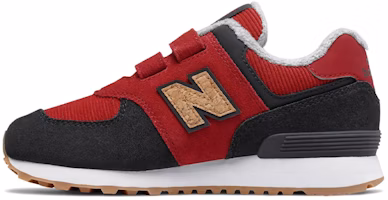 (Preschool) New Balance Hook and Loop 574 'Red Black' YV574KWS (Preschool) New Balance Hook and Loop 574 'Red Black' YV574KWS