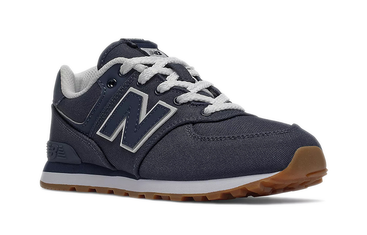 Lookbook 中童 New Balance 574系列 復古跑步鞋 靛藍