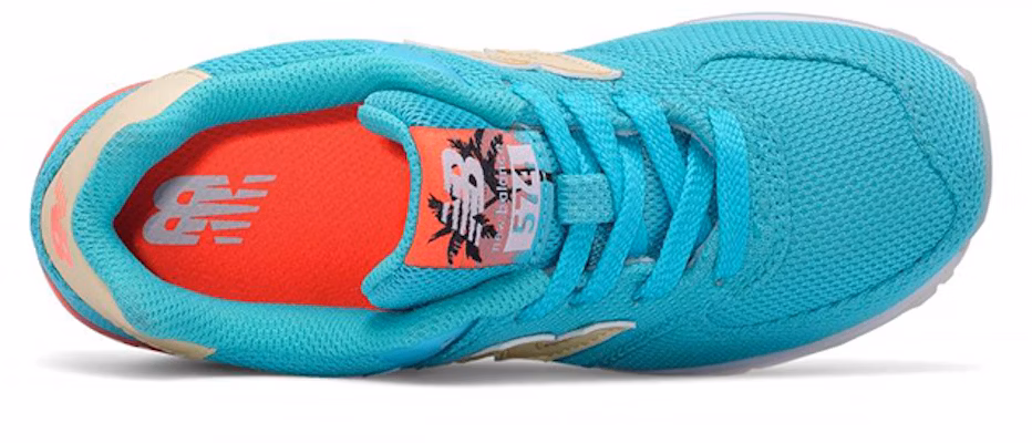 (PS) New Balance 574 'Miami Palms Biru Terumbu' KL574U6P Lookbook (PS) New Balance 574 'Miami Palms Biru Terumbu' KL574U6P