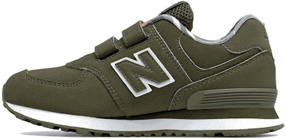 (Preschool) New Balance 574 'Military Green Velcro' YV574GYL (Preschool) New Balance 574 'Military Green Velcro' YV574GYL