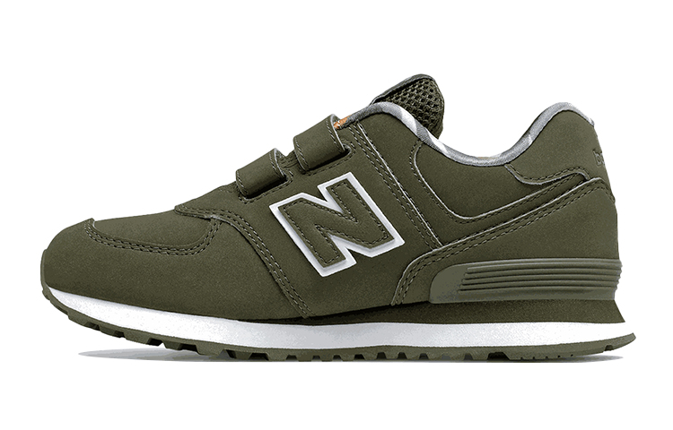 (Preschool) New Balance 574 'Military Green Velcro' YV574GYL