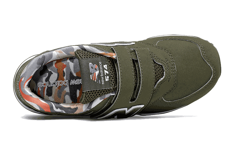 Lookbook (PS) New Balance 574 'Verde Militar con Velcro' YV574GYL