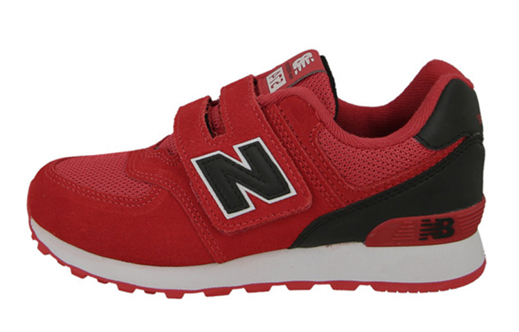 Buy New Balance 574系列 兒童防滑減震耐磨低幫跑步鞋 紅色