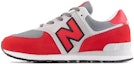 Buy 大童 New Balance NB 574 圓頭繫帶 減震耐磨 低筒 兒童跑步鞋 紅灰色