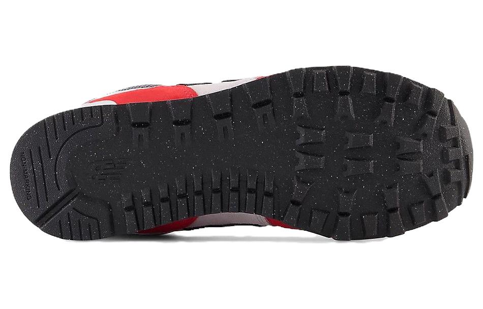 Purchase 大童 New Balance NB 574 圓頭繫帶 減震耐磨 低筒 兒童跑步鞋 紅灰色